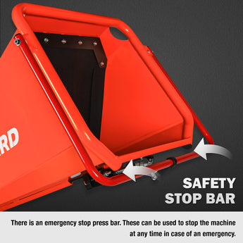 BILT HARD wood chipper emergency safety stop bar