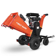 8-Inch 23HP Gas Wood Chipper, 627cc Briggs & Stratton Engine, Electric Start, Towable with 360° Discharge