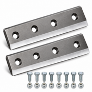 2-Piece Chipper Blade Set for 5in 9HP Gas Wood Chipper, Fits TRA-0460