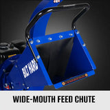 BILT HARD wood chipper wide-mouth feed chute