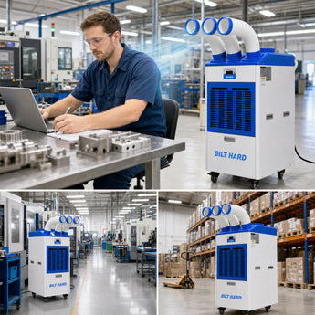 BILT HARD 25000 BTU spot cooler for factory floors
