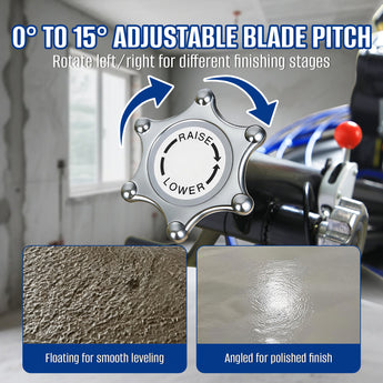 BILT HARD 36 inch power trowel adjustable blade pitch