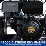 BILT HARD hot water pressure washer 420cc four-stroke OHV gas engine