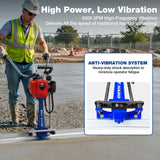 BILT HARD concrete screed anti-vibration system