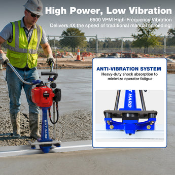 BILT HARD vibrating concrete screed