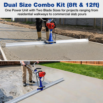 BILT HARD 8ft 12ft concrete power screed