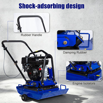 BILT HARD plate compactor shock-absorbing design