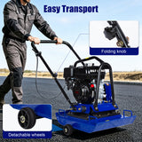BILT HARD plate compactor with detachable transport wheels