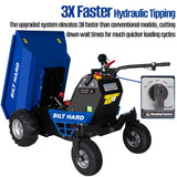 BILT HARD powered wheelbarrow with hydraulic tipping