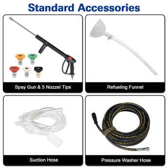 BILT HARD Pressure Washer Accessory Kit