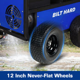 BILT HARD Hot Water Pressure Washer Never-Flat Wheels