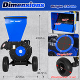 BILT HARD three-inch wood chipper dimensions and size