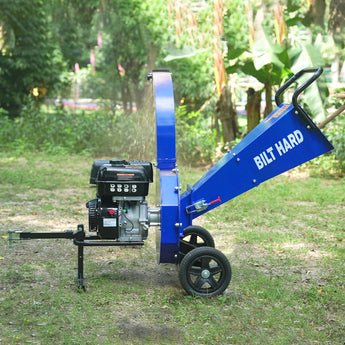 BILT HARD 9HP towable wood chipper for landscaping