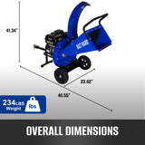 BILT HARD Gas Wood Chipper Dimensions