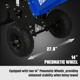 BILT HARD wood chipper 14-inch all-terrain wheels