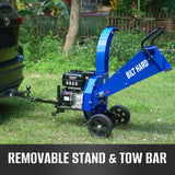 BILT HARD wood chipper shredder with tow bar