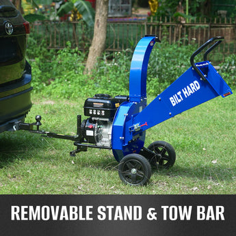 BILT HARD wood chipper shredder with tow bar