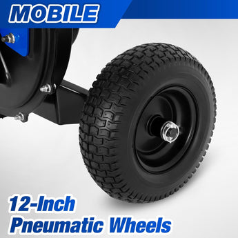 BILT HARD wood chipper 12-inch wheels mobility