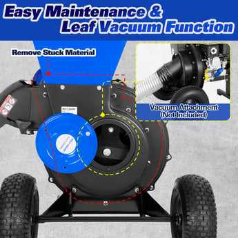 BILT HARD Wood Chipper Leaf Vacuum