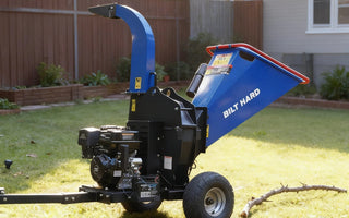 Powerful 5-Inch Gas-Powered Wood Chipper for Efficient Yard Cleanup