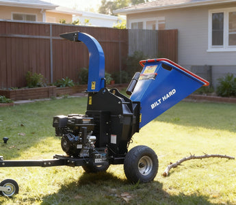 Powerful 5-Inch Gas-Powered Wood Chipper for Efficient Yard Cleanup