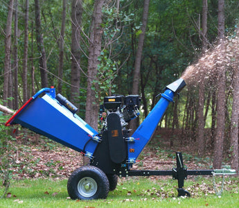 Built for Heavy Use: Tow-Behind Wood Chipper with 14″ Roller