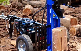 gas log splitter for heavy firewood splitting