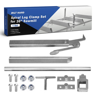 Sawmill Quick-Release Log Clamp Assembly Set for 36‘’ Sawmill