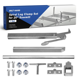 Sawmill Quick-Release Log Clamp Assembly Set for 26‘’ Sawmill