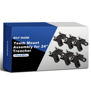 Teeth Mount Assembly for 24" Trenche (1 Pack / 6 Pcs )