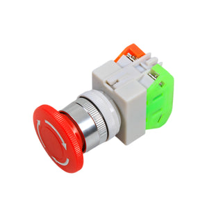 Red Emergency Stop Switch for Portable Sawmill