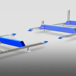 32" Portable Sawmill Track Extension – With Log Clamps (1 Pack)
