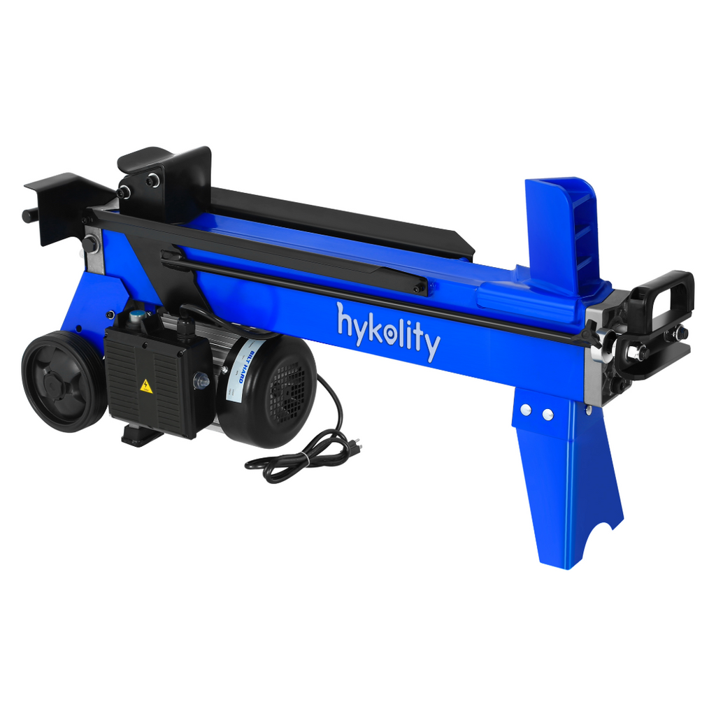 HYKOLITY Log Splitter 6.5 Ton, Wood Splitter Electric Powered 15Amp, with Hydraulic Ram, Electric Firewood Splitting Machine, Horizontal