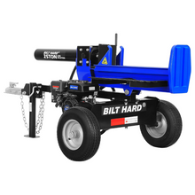 Load image into Gallery viewer, BILT HARD 25-Ton Horizontal/Vertical Log Splitter, Gas Wood Splitter with 209cc OHV Engine, 2&quot; Ball Coupler, 16&quot; DOT Tires, 2 Stage Gear Pump, Hydraulic Log Splitter, Firewood Splitting Machine - bilthard