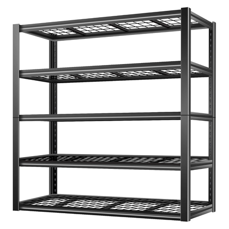 BILT HARD 60" W x 24" D Garage Shelving 3300 LBS, 72" H Storage Shelves, Heavy Duty 5-Tier Metal Shelving Units with Adjustable Shelf, Steel Wire Utility Shelving