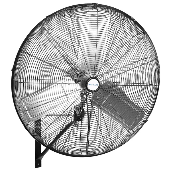 30 in. 9500 CFM High Velocity Industrial Wall Fan, 3-Speed Wall Mount Oscillating Fan, Heavy Duty Shop Fan for Garage, Commercial, Warehouse, Factory, Workshops and Jobsites, UL Listed