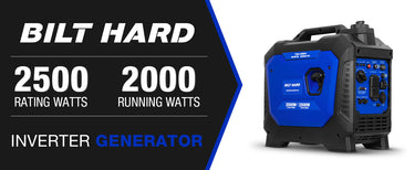 BILT HARD 2500W inverter generator outdoor power supply