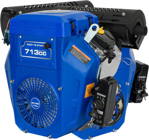 BILT HARD 713cc 19.5 HP Two-Cylinder Single-Engine with Electric Start, Horizontal 4-Stroke Gas Powered Engine for Log Splitter, Pressure Washer and Water Pump