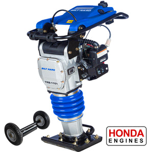 3,500 lbs Honda GX100 Engine Gas-Powered Tamping Rammer  – 26" Compaction Depth for Soil, Trenching & Construction