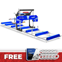 BILT HARD 36" Portable Sawmill with 25HP Ducar 760cc E-Start Gas Engine