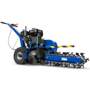 24-Inch Walk-Behind Trencher – 15HP 420cc Ducar Gas Engine, Electric Start