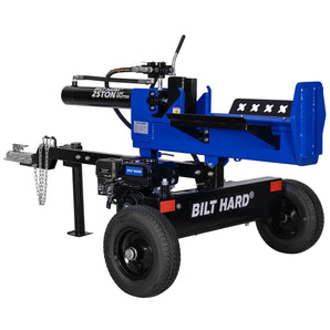 BILT HARD 25-Ton Full Beam Gas Log Splitter: 8hp 223cc OHV Engine, 22.6" Stroke