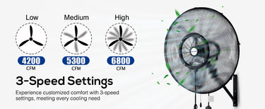 BILT HARD wall mounted fan