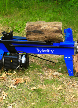 HYKOLITY Log Splitter 6.5 Ton, Wood Splitter Electric Powered 15Amp, with Hydraulic Ram, Electric Firewood Splitting Machine, Horizontal