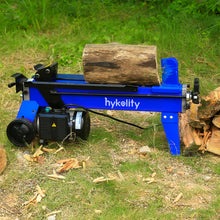 Load image into Gallery viewer, HYKOLITY Log Splitter 6.5 Ton, Wood Splitter Electric Powered 15Amp, with Hydraulic Ram, Electric Firewood Splitting Machine, Horizontal