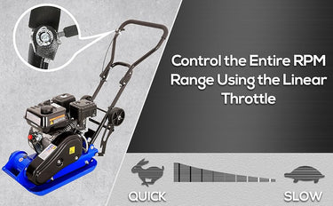 BILT HARD plate compactor linear throttle control