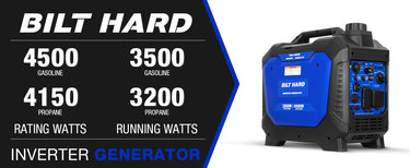 BILT HARD 4500W gas generator outdoor power