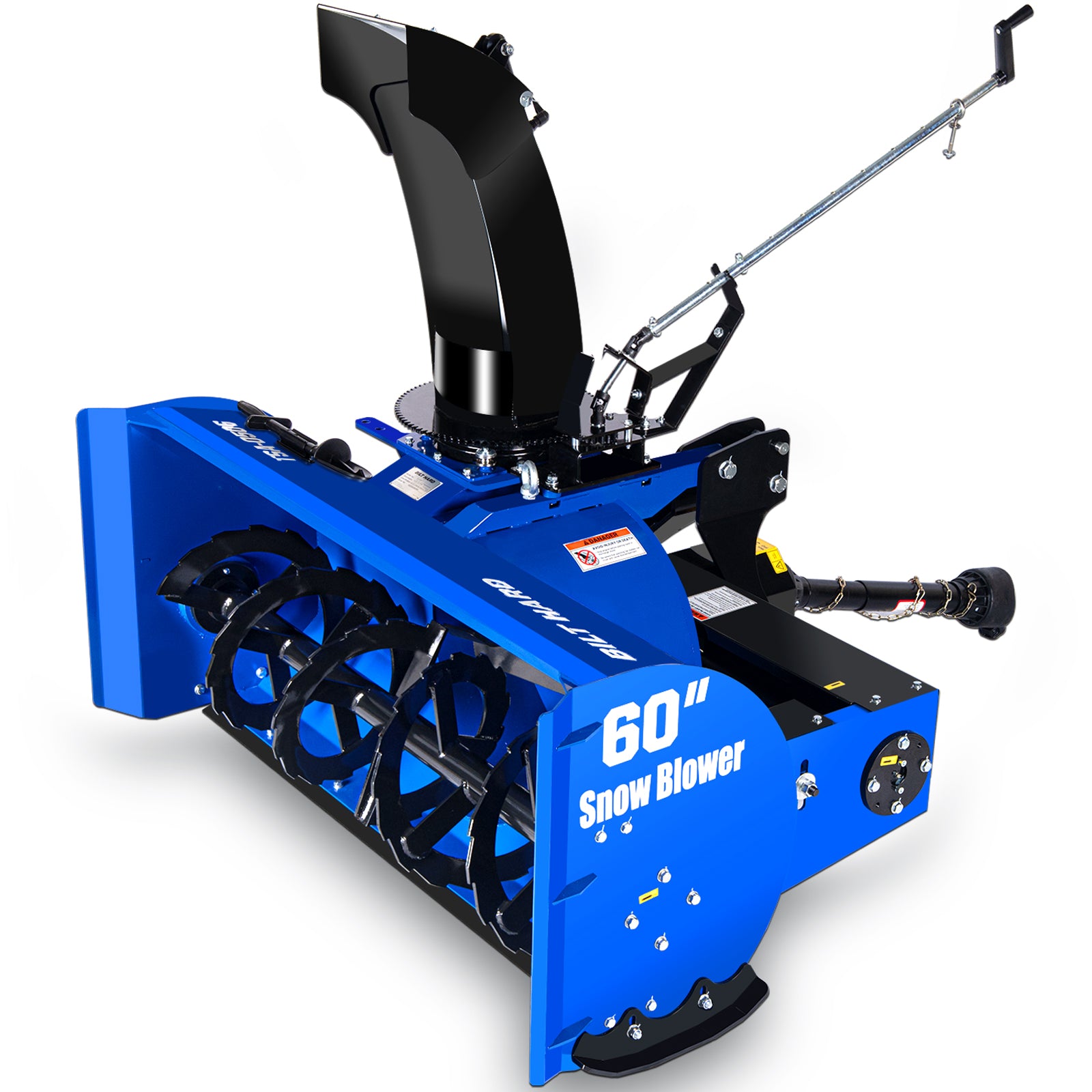 BILT HARD 60'' Tractor PTO Snow Blower with Hydraulic Chute Rotator