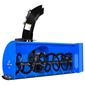 72'' Tractor  3 Point PTO Snow Blower 25-90 HP with Hydraulic Chute Rotator