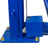 8,500 lbs 4-post car lift with caster kits for home garage auto storage and vehicle parking